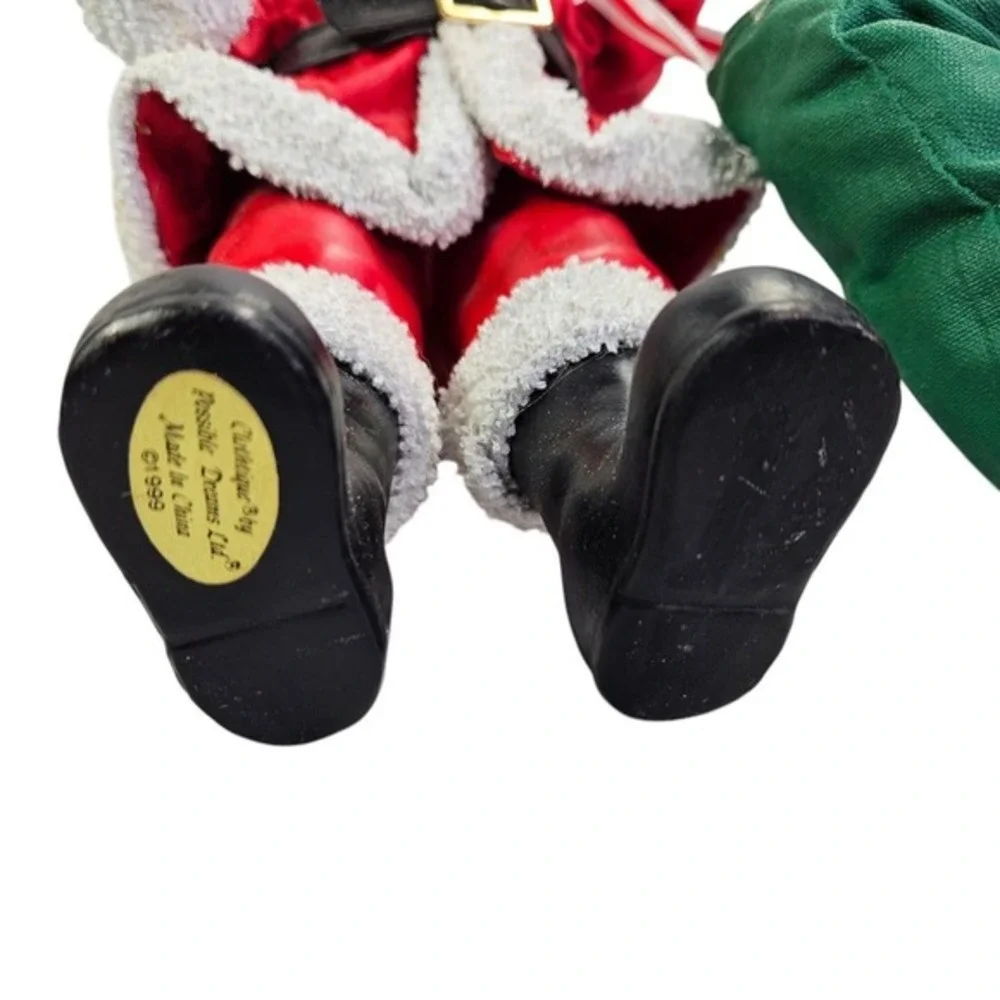 Possible Dreams Clothtique Santa Claus Full Pack Toys‎ Christmas Decor Vtg READ